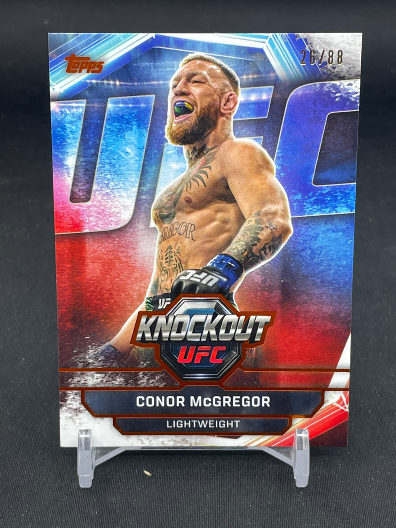 2026 TOPPS KNOCKOUT UFC - ORANGE - C. MCGREGOR - #1 - #'D/88