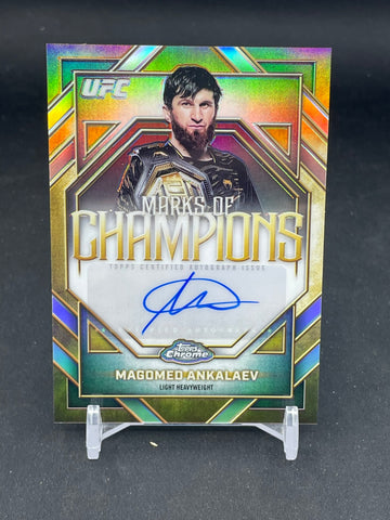 2026 TOPPS CHROME - REFRACTOR - MARKS OF CHAMPIONS - M. ANKALAEV - #MOC-MA - AUTOGRAPH