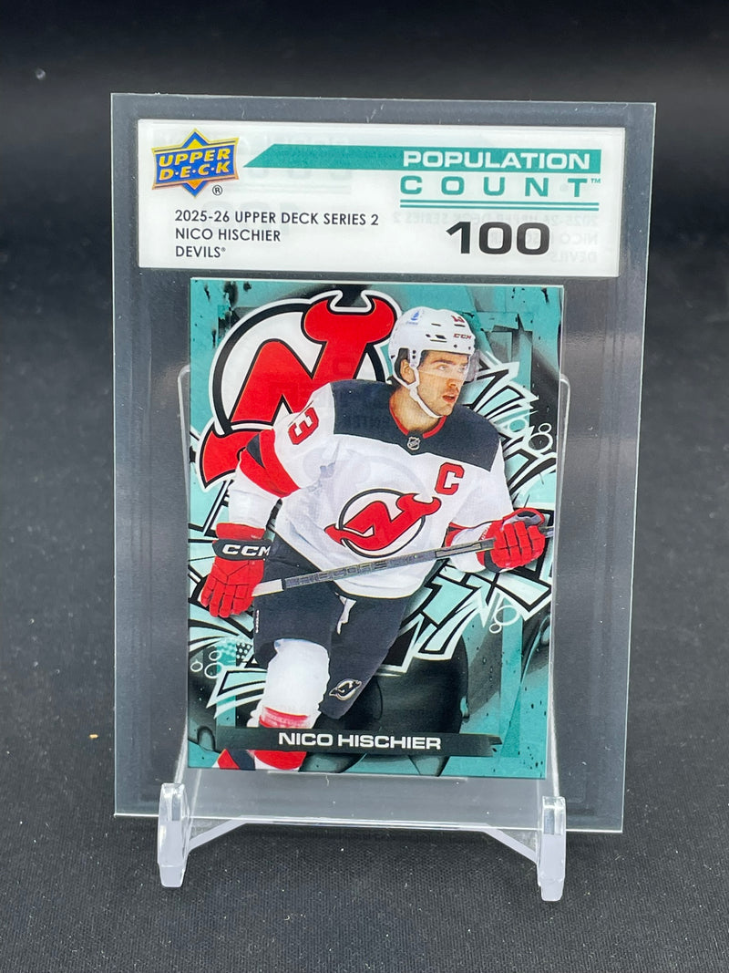2025 UPPER DECK SERIES TWO - POPULATION COUNT 100 - N. HISCHIER - #PC-44 - #'D/100