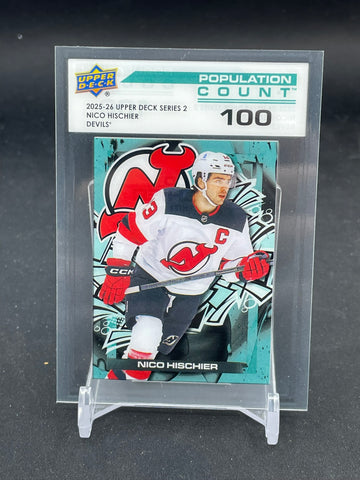 2025 UPPER DECK SERIES TWO - POPULATION COUNT 100 - N. HISCHIER - #PC-44 - #'D/100
