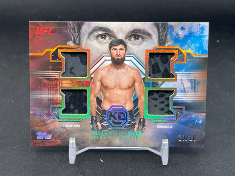 2026 TOPPS KNOCKOUT - UFC RELICS - M. ANKALAEV - #UFCS-MA - #'D/10 - 4X RELIC