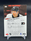 2025 UPPER DECK FLEER ULTRA - PLATINUM - M. MICHKOV - #144 - #'D/25
