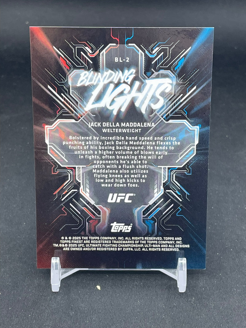 2025 TOPPS FINEST - BLINDING LIGHTS - J. DELLA MADDALENA -