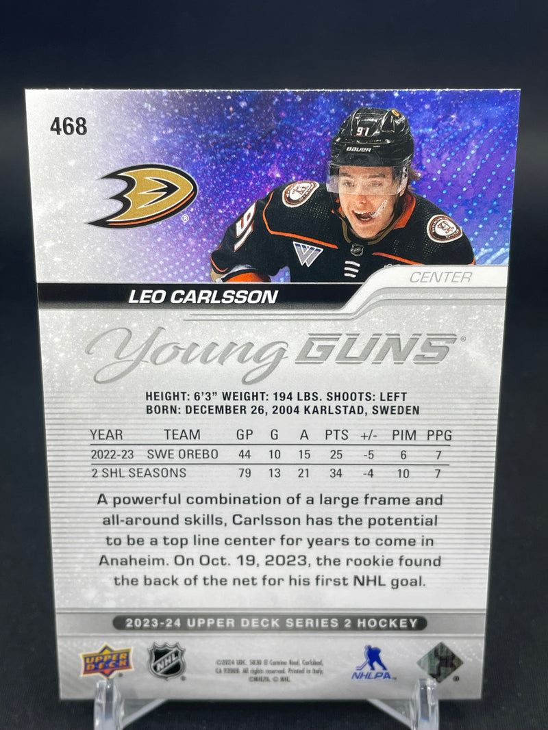 2023 UPPER DECK SERIES TWO - YOUNG GUNS - L. CARLSSON -