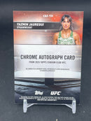 2025 TOPPS STADIUM CLUB CHROME - RED - Y. JAUREGUI - #CAS-YJI - #'D/50 - AUTOGRAPH