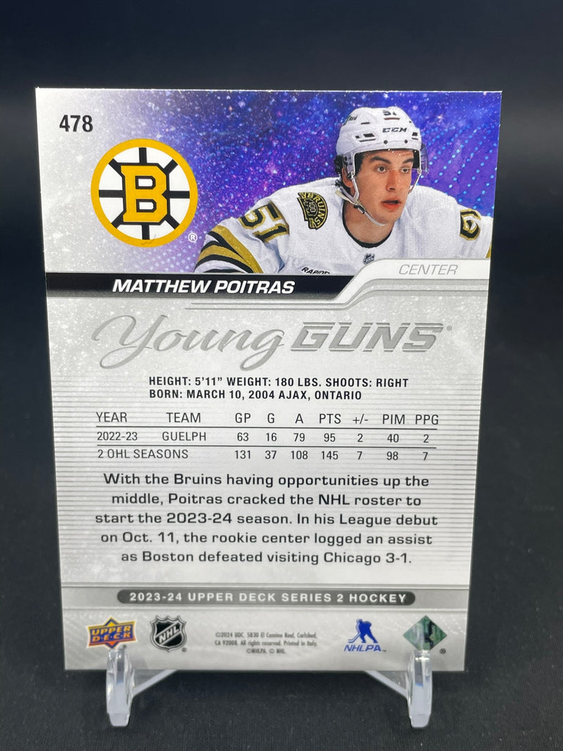 2023 UPPER DECK SERIES TWO - YOUNG GUNS - M. POITRAS -