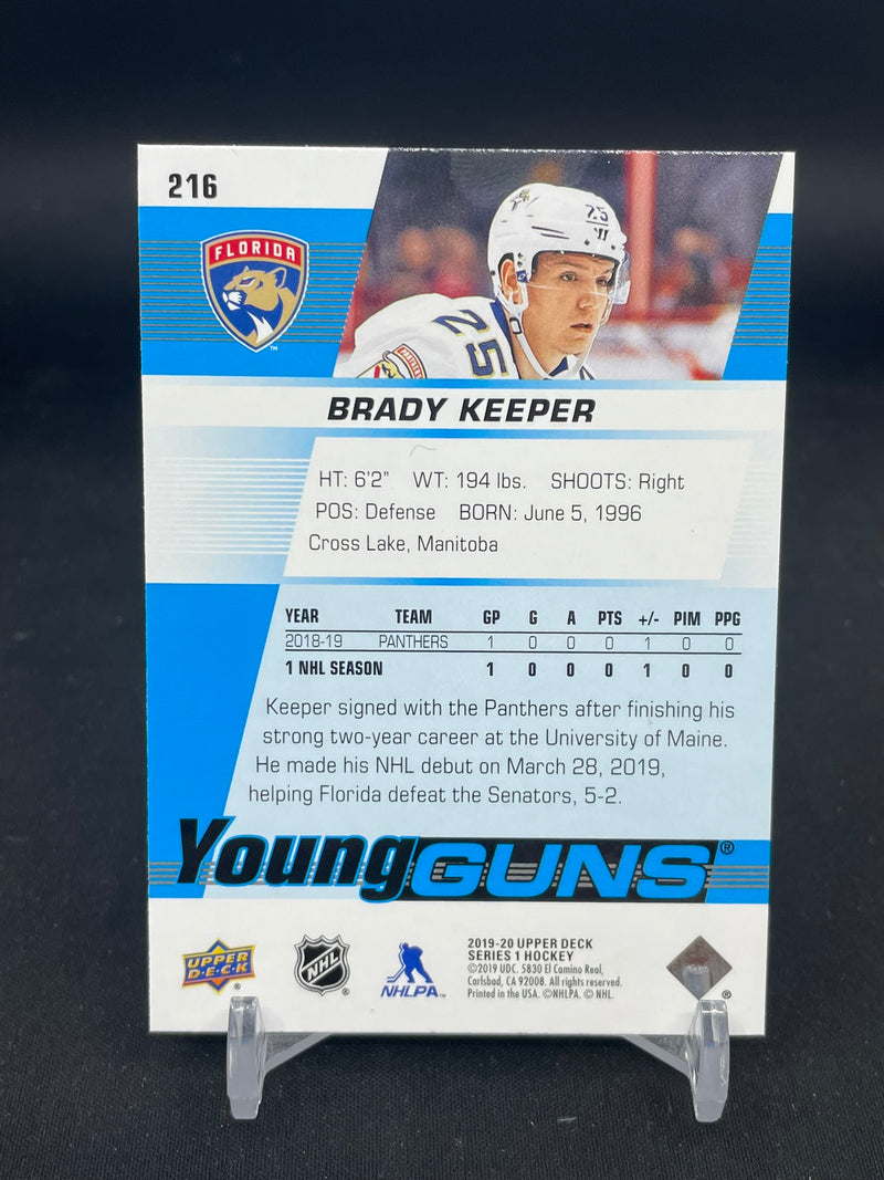 2019 UPPER DECK SERIES ONE - YOUNG GUNS - B. KEEPER -