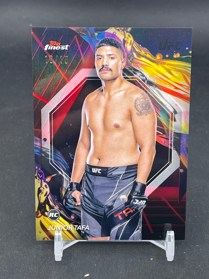 2024 TOPPS FINEST - RED AND BLACK VAPOR - J. TAFA - #159 - #'D/15 - RC