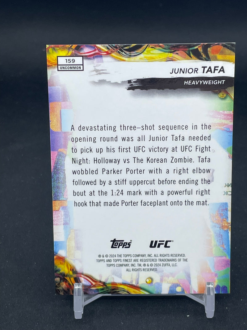 2024 TOPPS FINEST - RED AND BLACK VAPOR - J. TAFA - #159 - #'D/15 - RC