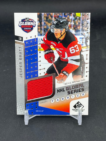 2025 UPPER DECK SP GAME USED - NHL GLOBAL SERIES FABRICS - J. BRATT - #GSF1-7 - RELIC