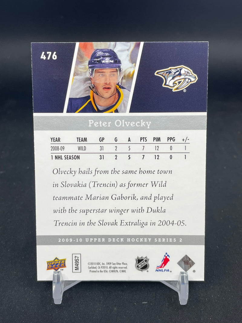 2009 UPPER DECK SERIES TWO - YOUNG GUNS - P. OLVECKY -