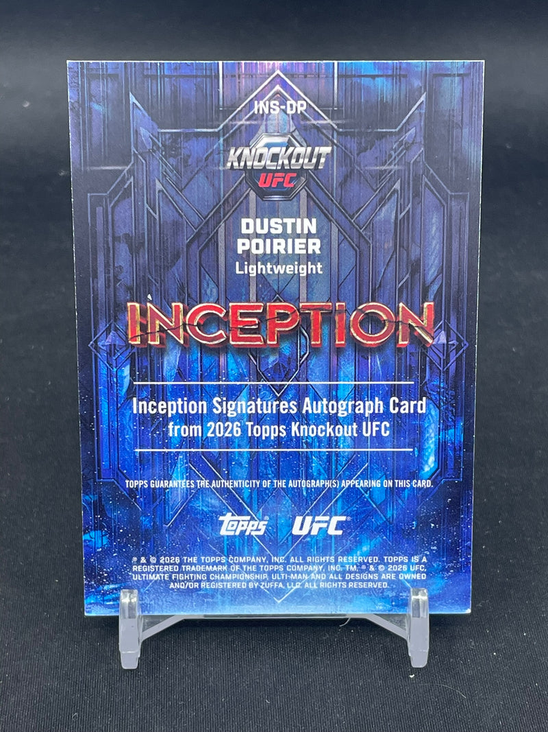 2026 TOPPS KNOCKOUT - INCEPTION - D. POIRIER - #INS-DP - #'D/99 - AUTOGRAPH