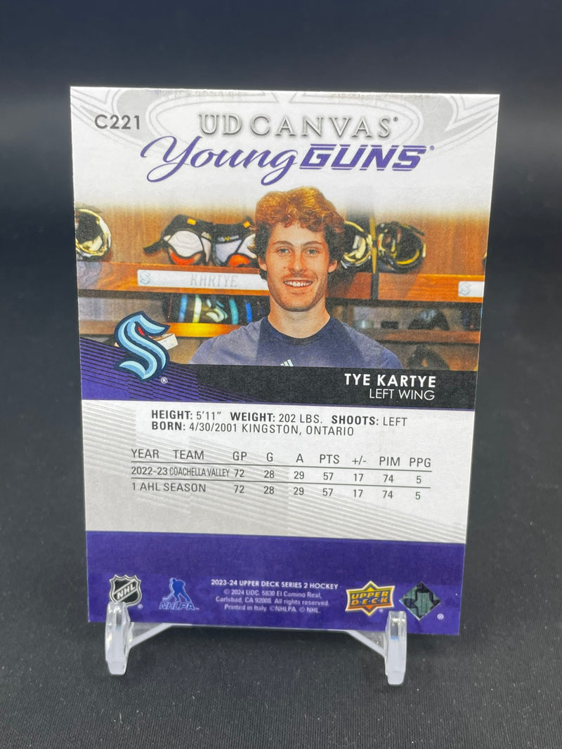 2023 UPPER DECK SERIES TWO - UD CANVAS - YOUNG GUNS - T. KARTYE -