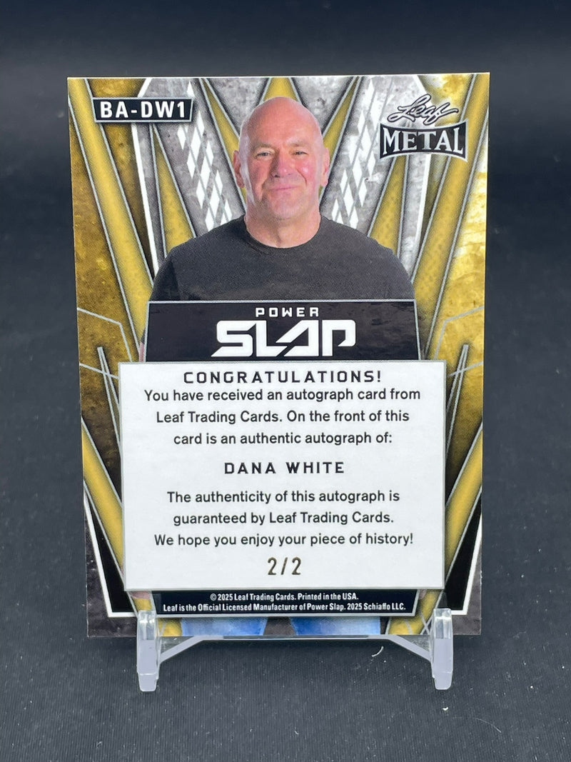 2025 LEAF METAL POWER SLAP - D. WHITE - #BA-DW1 - #'D/2 - AUTOGRAPH