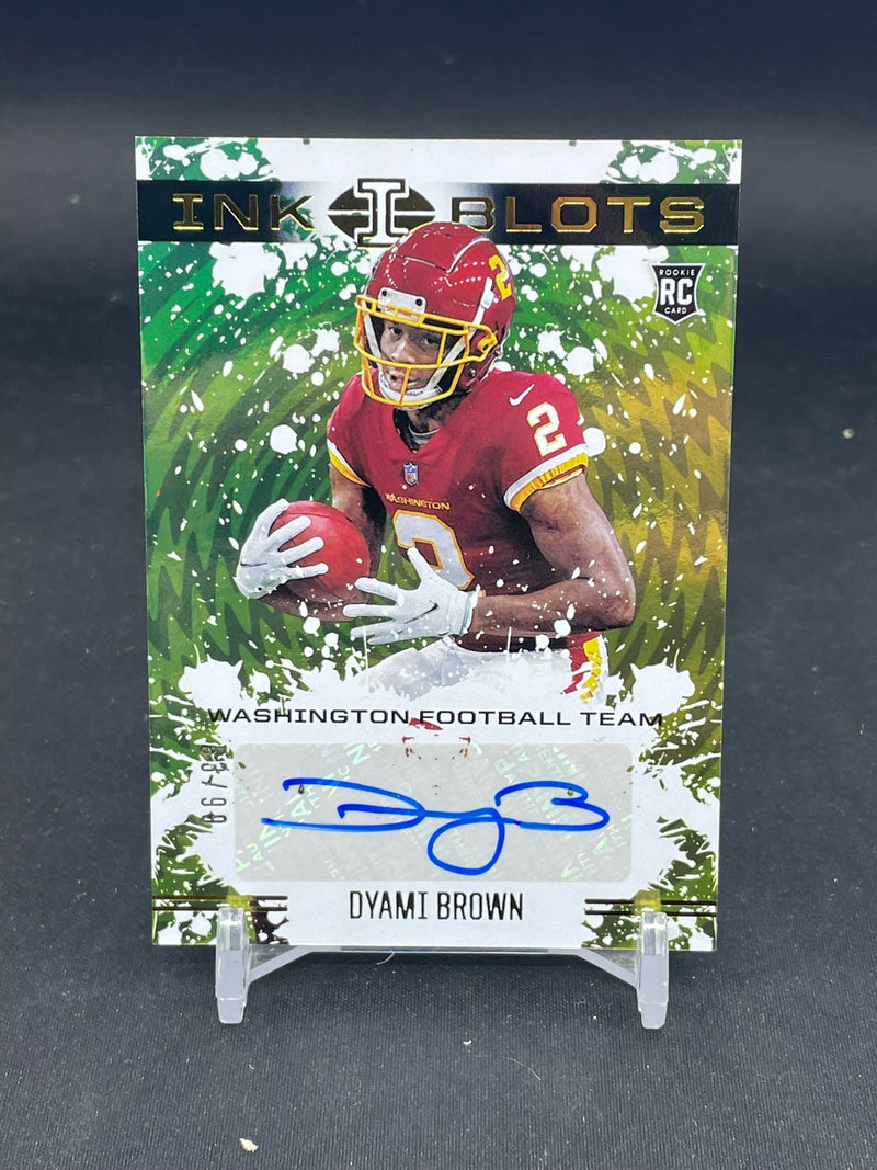 2021 PANINI ILLUSIONS - INK BLOTS - D. BROWN - #IB-DB - #'D/99 - AUTOGRAPH - RC