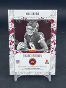 2021 PANINI ILLUSIONS - INK BLOTS - D. BROWN - #IB-DB - #'D/99 - AUTOGRAPH - RC