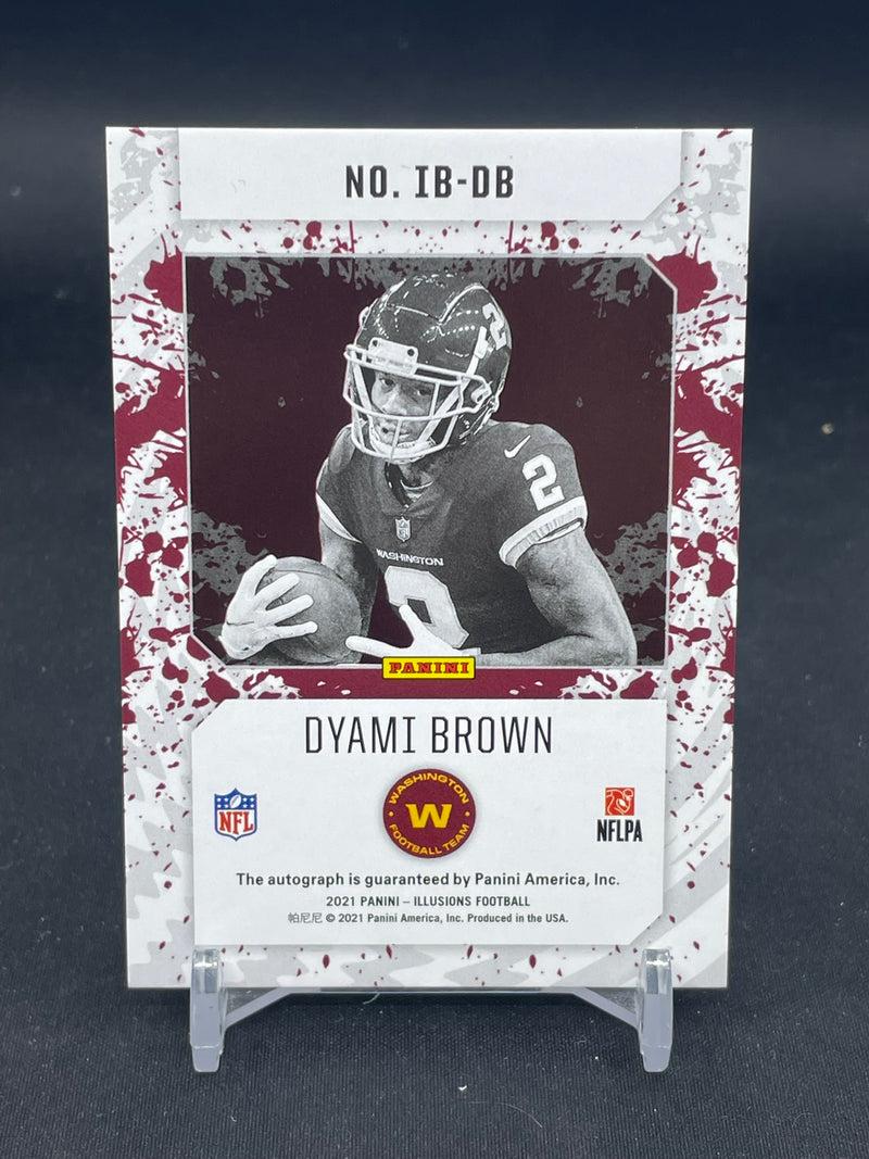 2021 PANINI ILLUSIONS - INK BLOTS - D. BROWN - #IB-DB - #'D/99 - AUTOGRAPH - RC
