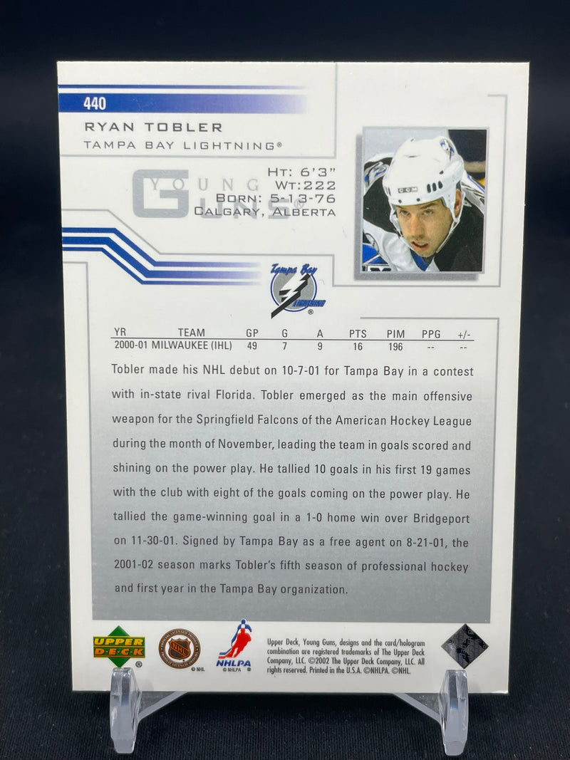 2001 UPPER DECK - YOUNG GUNS - B VERSION - R. TOBLER - 440 - RC