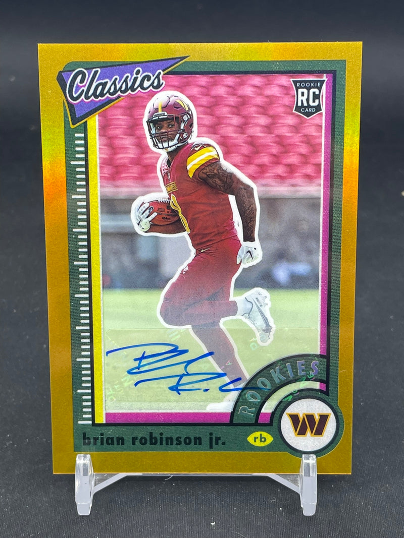 2022 PANINI CLASSICS - GOLD - ROOKIES - B. ROBINSON JR. - #172 - #'D/99 - AUTOGRAPH - RC