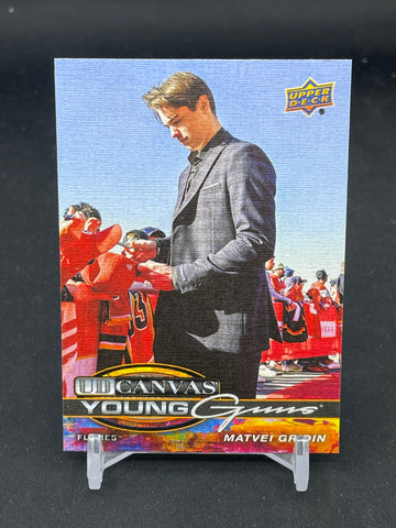 2025 UPPER DECK SERIES TWO - UD CANVAS - YOUNG GUNS - M. GRIDIN - #C-235 - RC