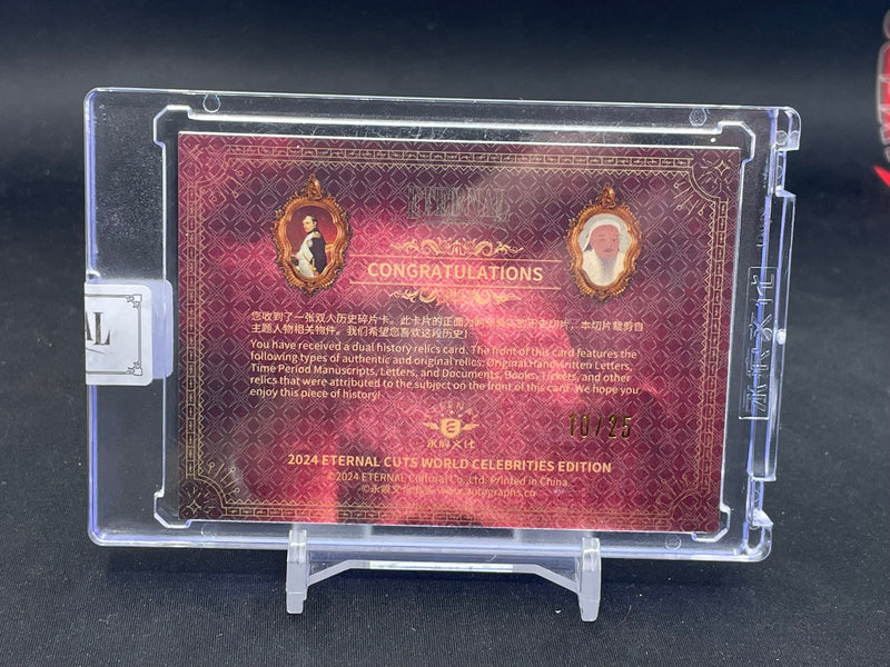 2024 ETERNAL CUTS WORLD CELEBRITIES EDITION - NAPOLEON BONAPARTE / GENGHIS KHAN -
