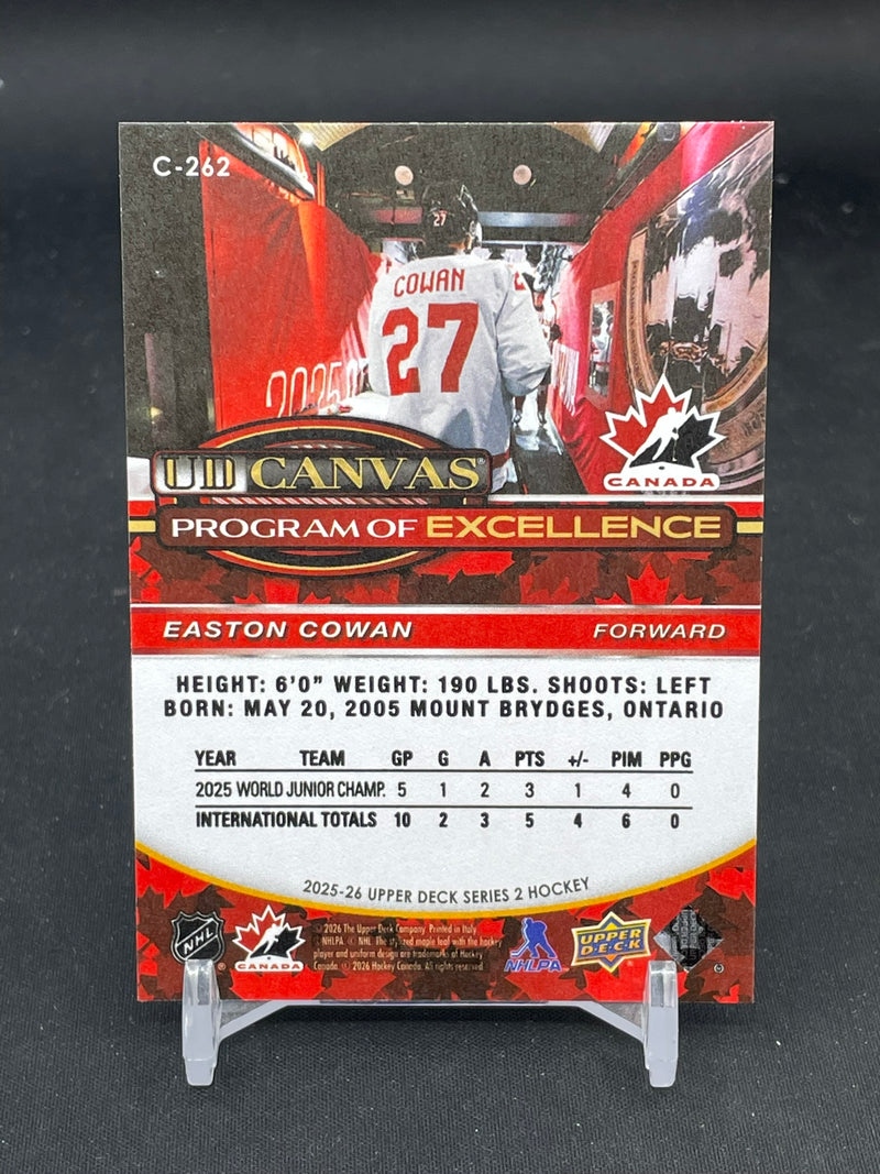 2025 UPPER DECK SERIES TWO - UD CANVAS - PROGRAM OF EXCELLENCE - E. COWAN -
