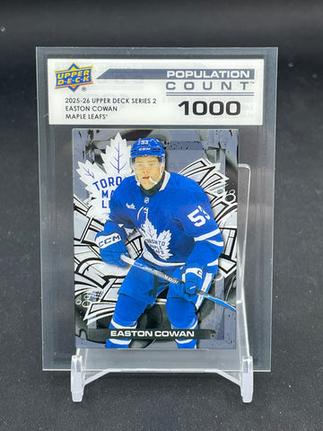 2025 UPPER DECK SERIES TWO - POPULATION COUNT 1000 - E. COWAN - #PC-41 - #'D/1000