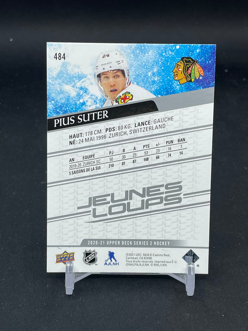 2020 UPPER DECK SERIES ONE - FRENCH VARIANT - YOUNG GUNS - P. SUTER -