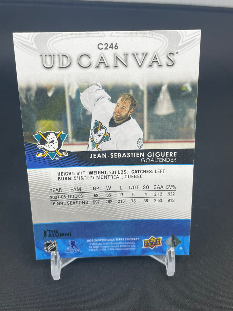 2023 UPPER DECK SERIES TWO - UD CANVAS- RETIRED - J. GIGUERE -