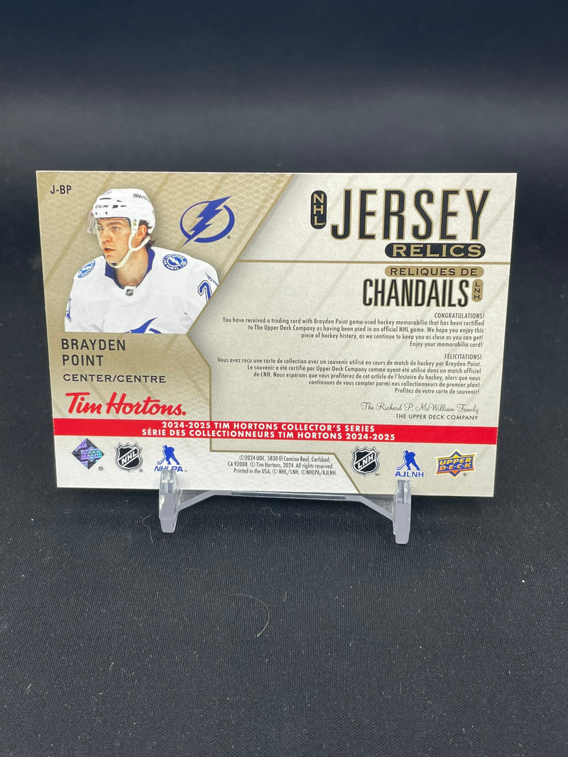 2024 UPPER DECK TIM HORTONS - JERSEY RELICS - B. POINT -