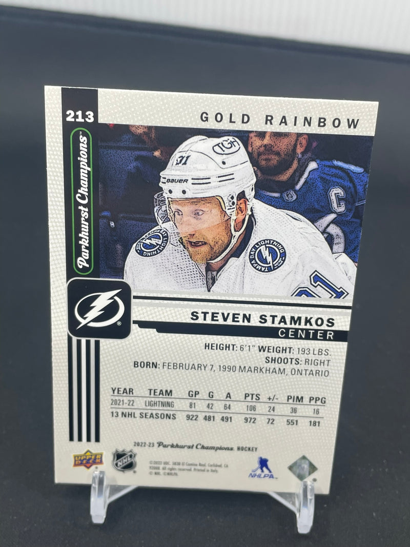 2022 UPPER DECK PARKHURST CHAMPIONS - GOLD RAINBOW - S. STAMKOS -