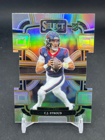 2023 PANINI SELECT - SILVER PRIZM - DIE-CUT - C. STROUD - #41 - RC