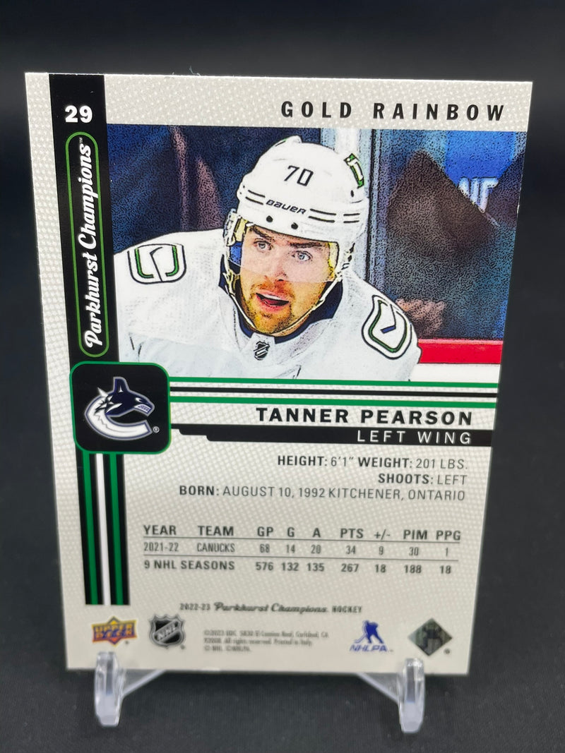 2022 UPPER DECK PARKHURST CHAMPIONS - GOLD RAINBOW - T. PEARSON -