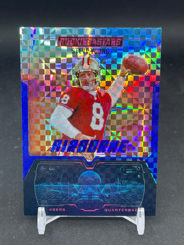 2025 PANINI ROOKIES & STARS - BLUE PLAID - AIRBORNE - S. YOUNG - #17