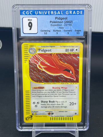 POKEMON - EXPEDITION - PIDGEOT - HOLO - #23 - CGC 9