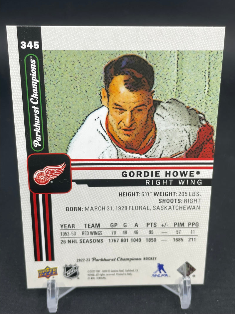 2022 UPPER DECK PARKHURST CHAMPIONS - LEGEND - G. HOWE -
