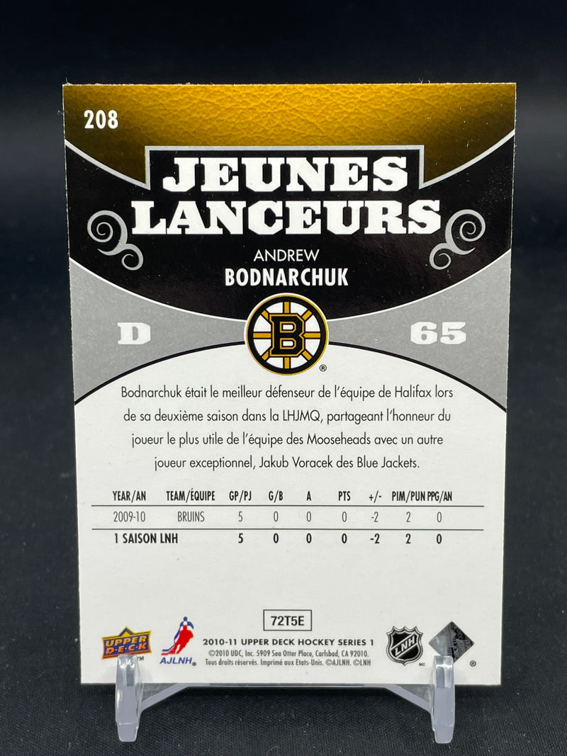 2010 UPPER DECK SERIES ONE - FRENCH - YOUNG GUNS - A. BODNARCHUK -