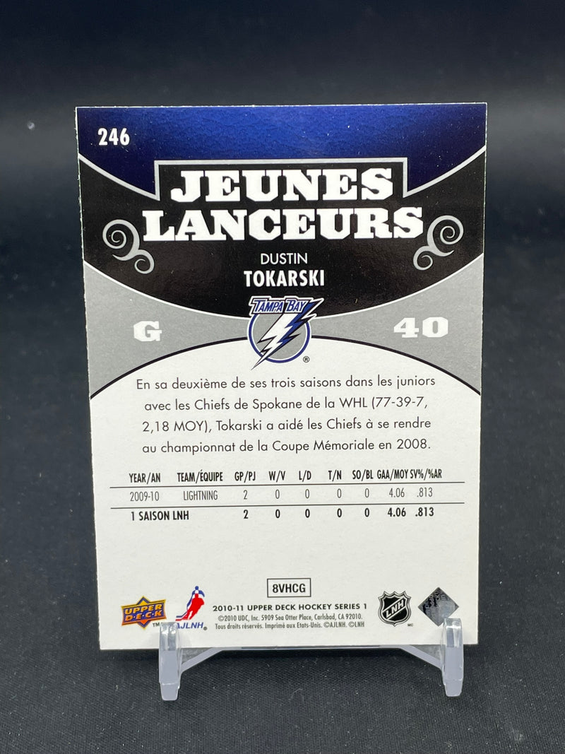 2010 UPPER DECK SERIES ONE - FRENCH - YOUNG GUNS - D. TOKARSKI -