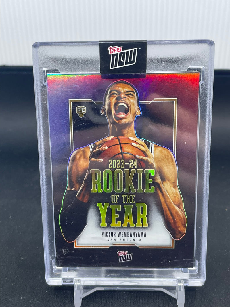 2023 TOPPS NOW - ROOKIE OF THE YEAR - V. WEBANYAMA -