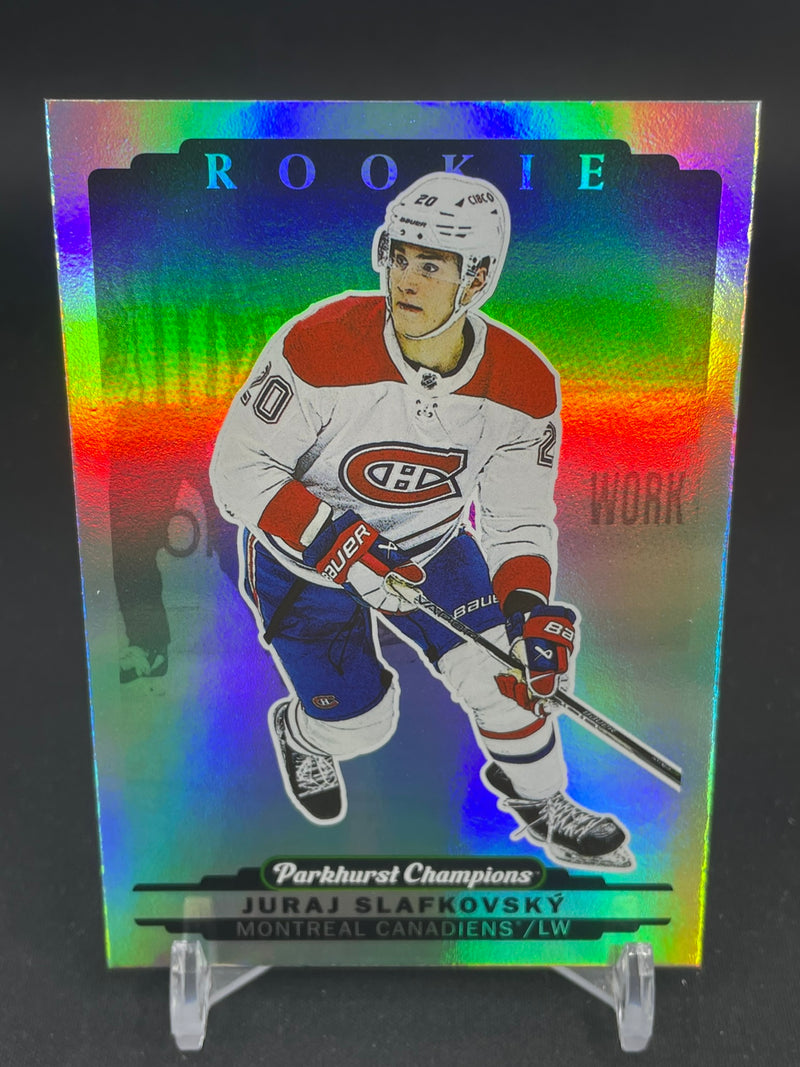 2022 UPPER DECK PARKHURST CHAMPIONS - RAINBOW ROOKIE - J. SLAFKOVSKY -