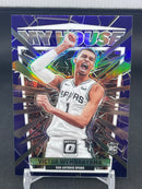 2023 PANINI DONRUSS OPTIC - PURPLE PRIZM - MY HOUSE - V. WEMBANYAMA -