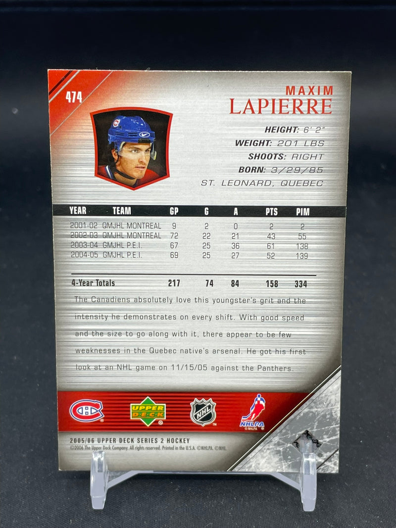 2005 UPPER DECK SERIES TWO - YOUNG GUNS - M. LAPIERRE -