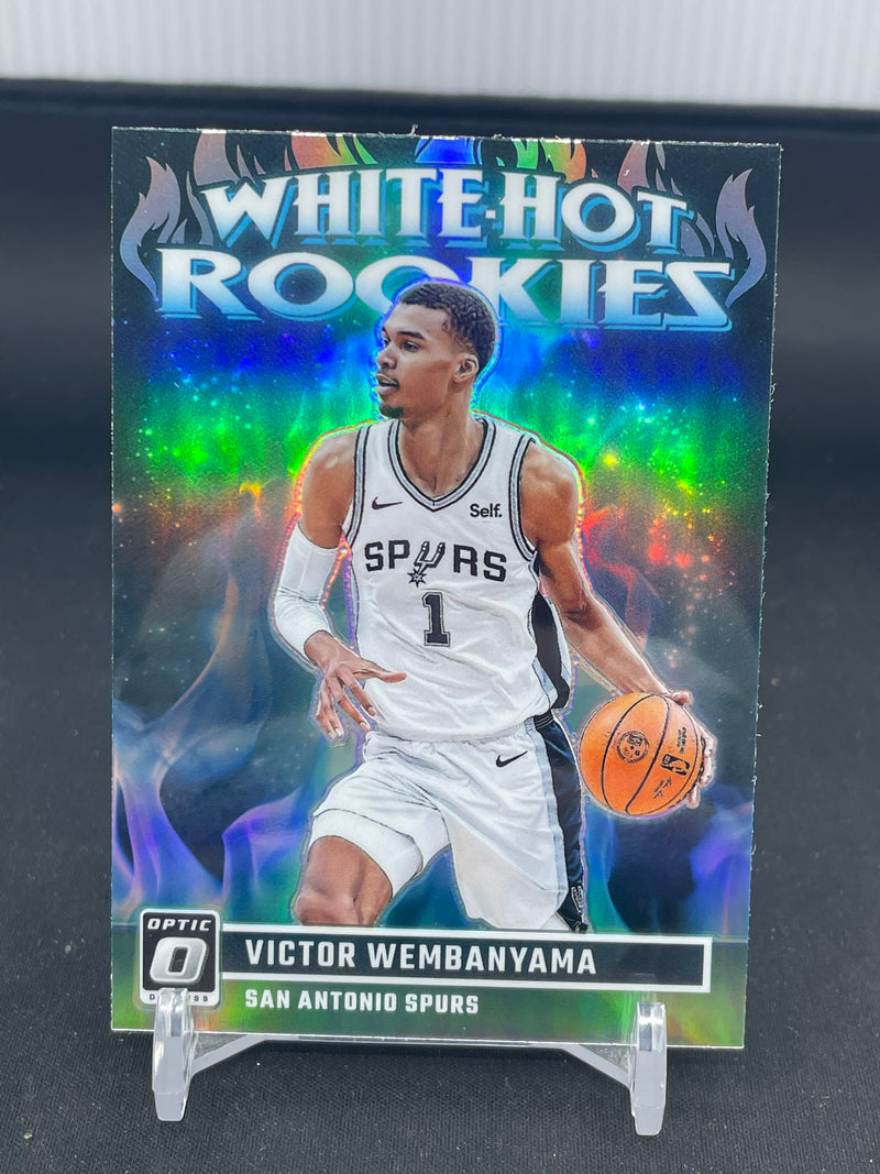 2023 PANINI DONRUSS OPTIC - PRIZM - WHITE HOT ROOKIES - V. WEMBANYAMA -