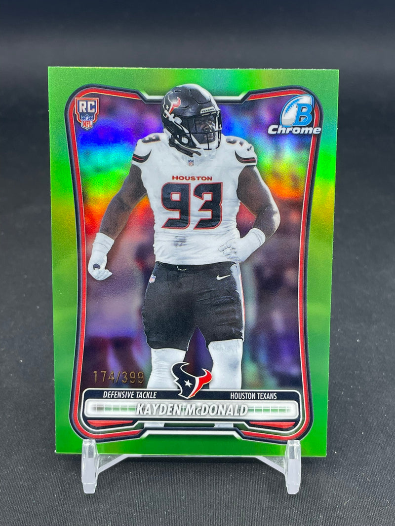 2026 TOPPS BOWMAN CHROME - NEON GREEN REFRACTOR - K. MCDONALD - #BCV-200 - #'D/399 - RC