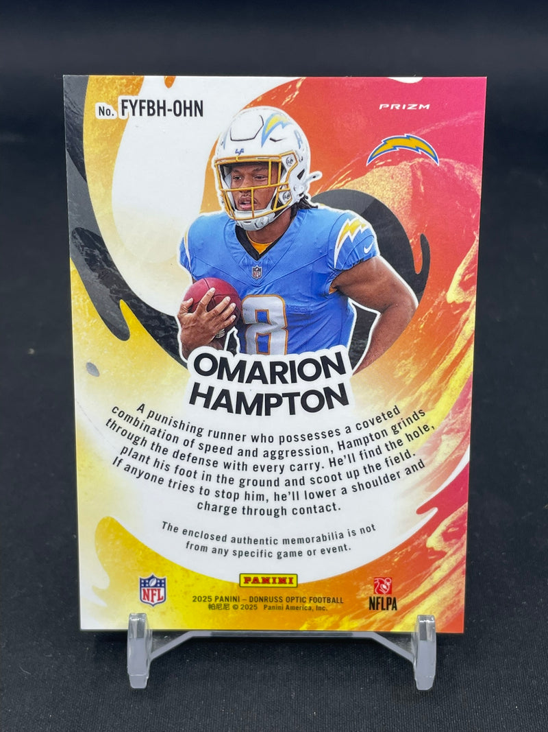 2025 PANINI DONRUSS OPTIC - PRIZM - FIRST YEAR FRESH - O. HAMPTON -