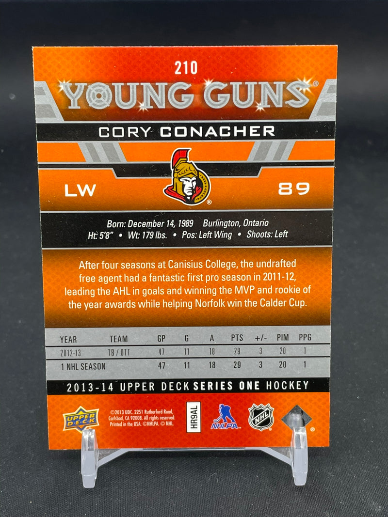 2013 UPPER DECK SERIES ONE - YOUNG GUNS - C. CONACHER -