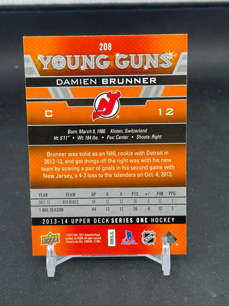 2013 UPPER DECK SERIES ONE - YOUNG GUNS - D. BRUNNER -