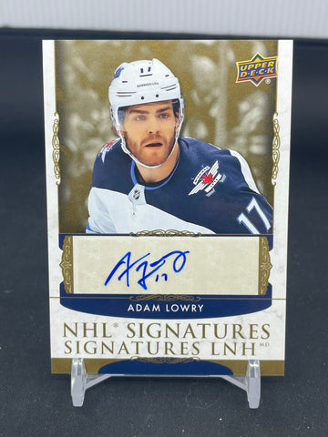 2020 UPPER DECK TIM HORTONS - NHL SIGNATURES - A. LOWRY - #S-AL - AUTOGRAPH