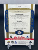 2020 UPPER DECK TIM HORTONS - NHL SIGNATURES - A. LOWRY -
