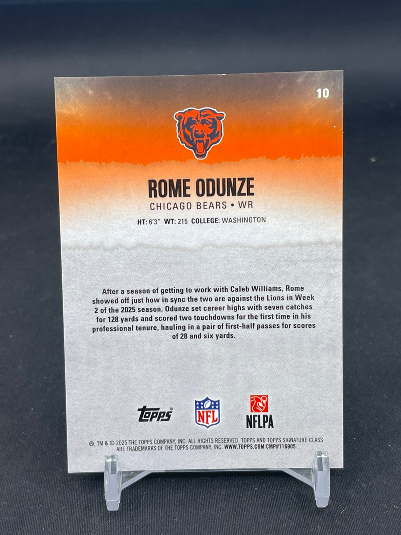 2025 TOPPS SIGNATURE CLASS - TEAL - R. ODUNZE - #10 - #'D/225